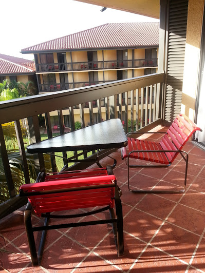 patio in our room