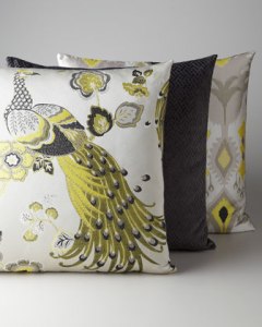 peacock pillows